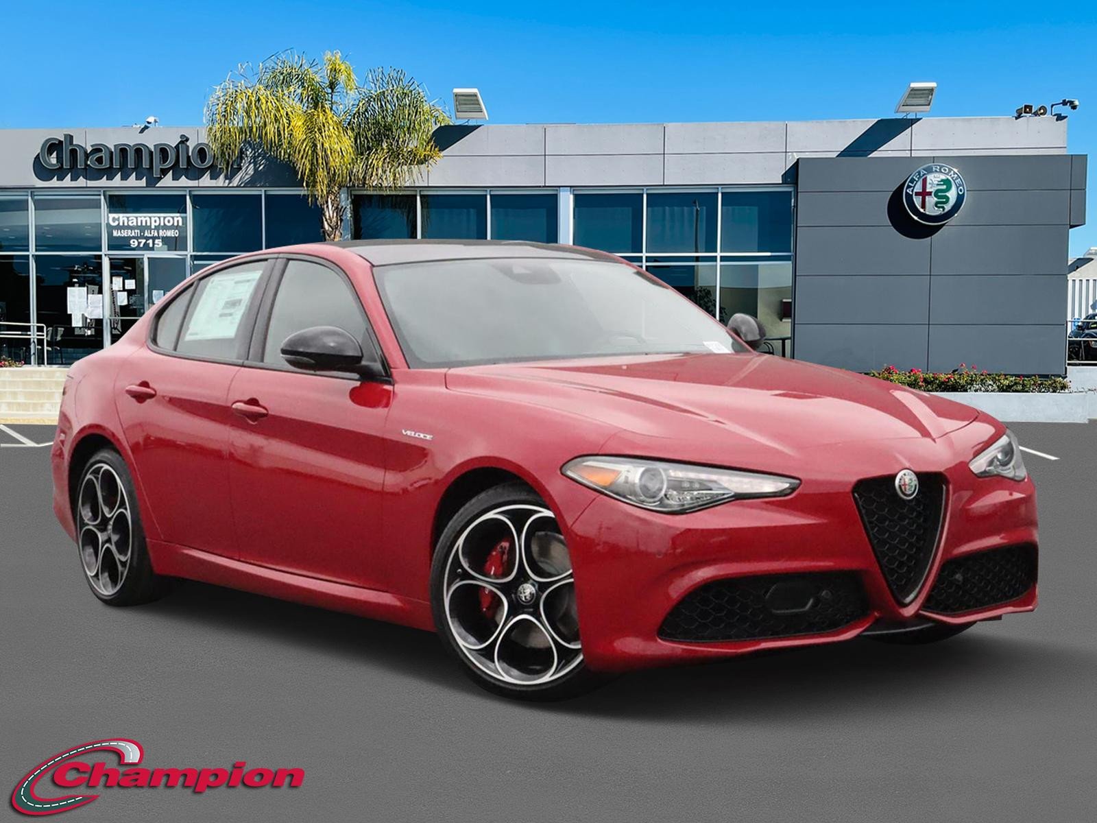 Used 2023 Alfa Romeo Giulia Veloce with VIN ZARFAMBN7P7673687 for sale in Downey, CA