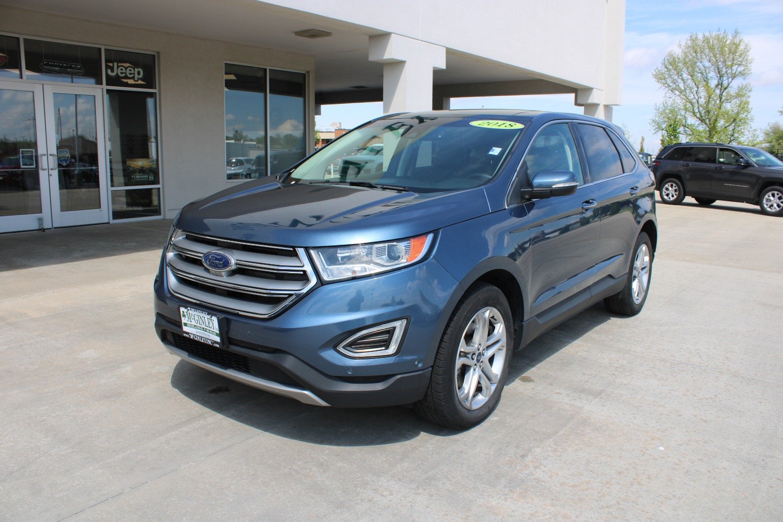 Used 2018 Ford Edge Titanium with VIN 2FMPK4K83JBC34292 for sale in Highland, IL