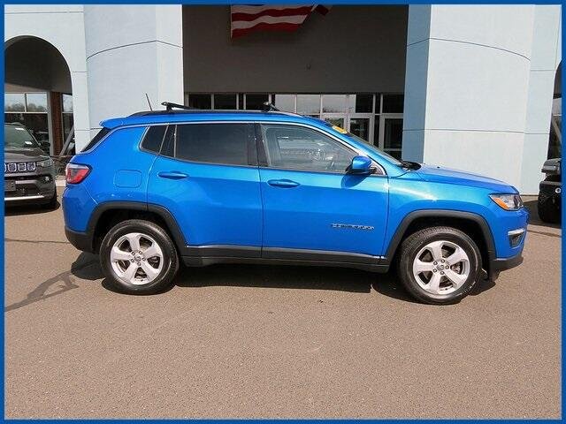 Certified 2019 Jeep Compass Latitude with VIN 3C4NJDBB8KT593735 for sale in New Britain, CT
