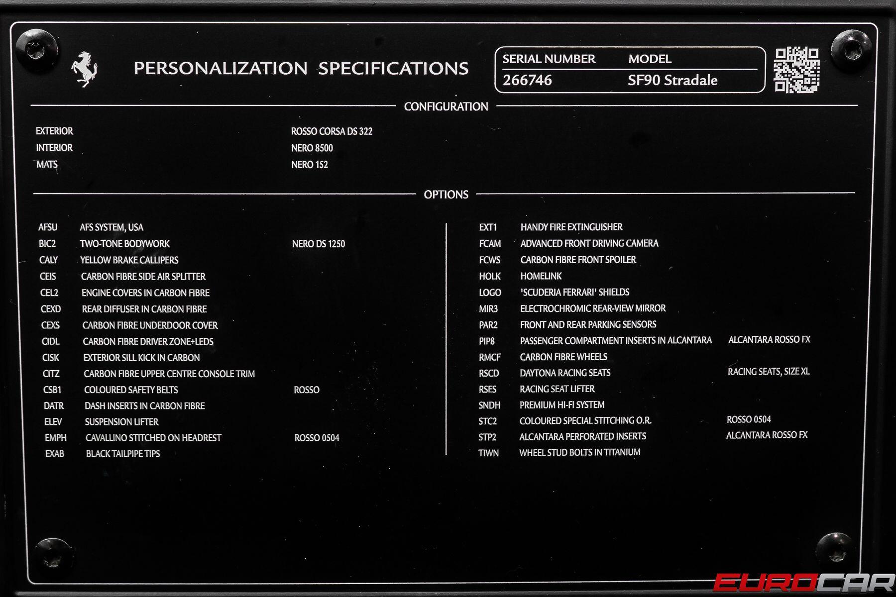 2021 Ferrari SF90 Stradale *HUGE CARBON OPTIONS * FRONT LIFT*Image 12