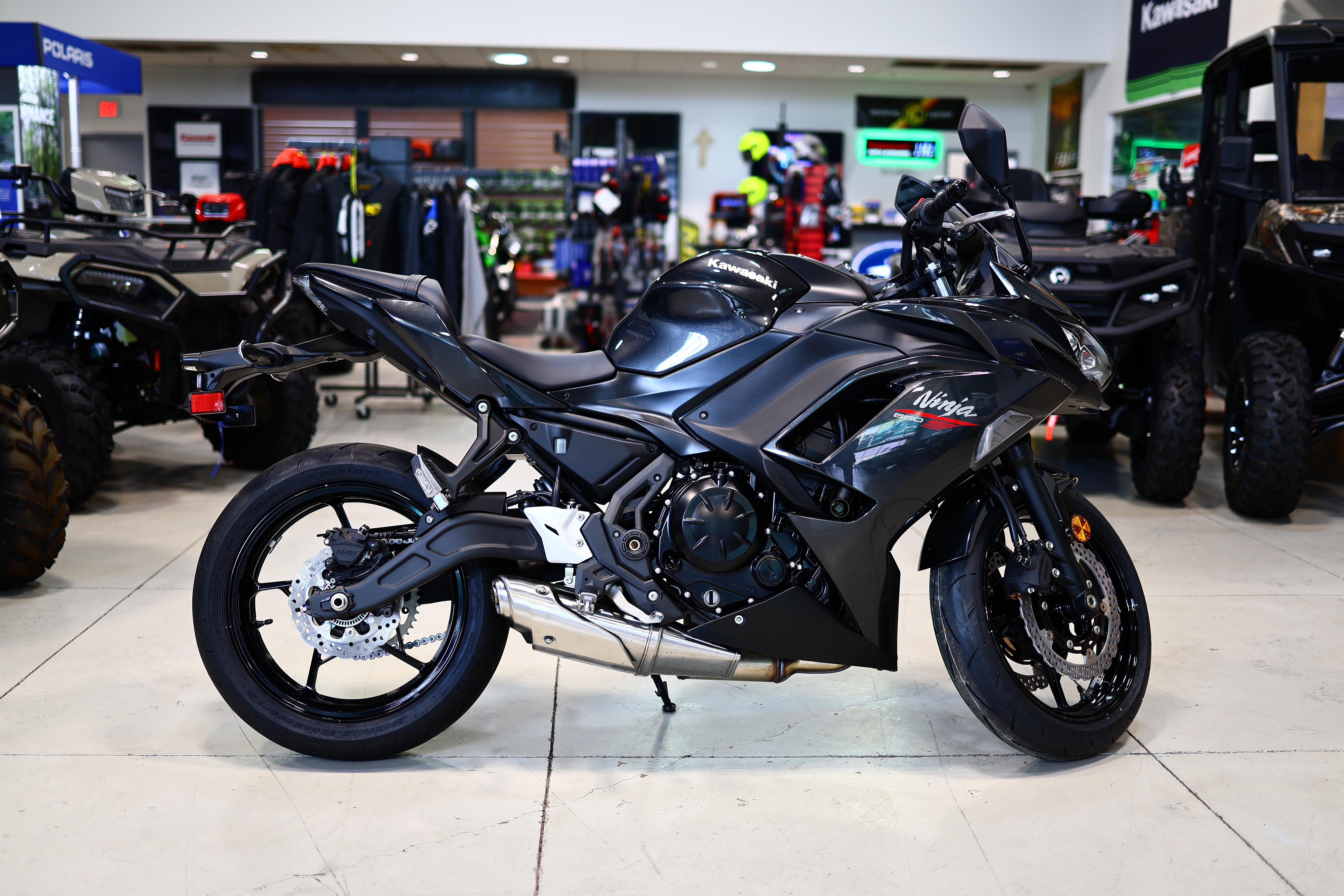 2026 Kawasaki NINJA 650  Metallic Flat Spark Black  Metallic Carbon Gray