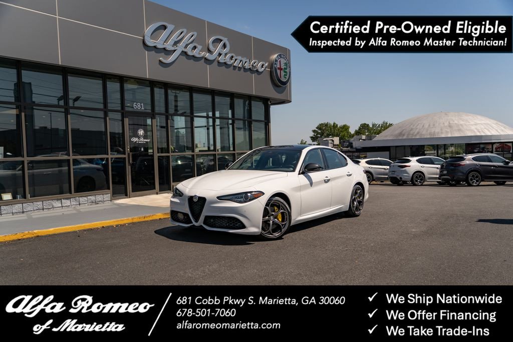 Used 2021 Alfa Romeo Giulia Ti Sport with VIN ZARFANBN5M7644349 for sale in Marietta, GA