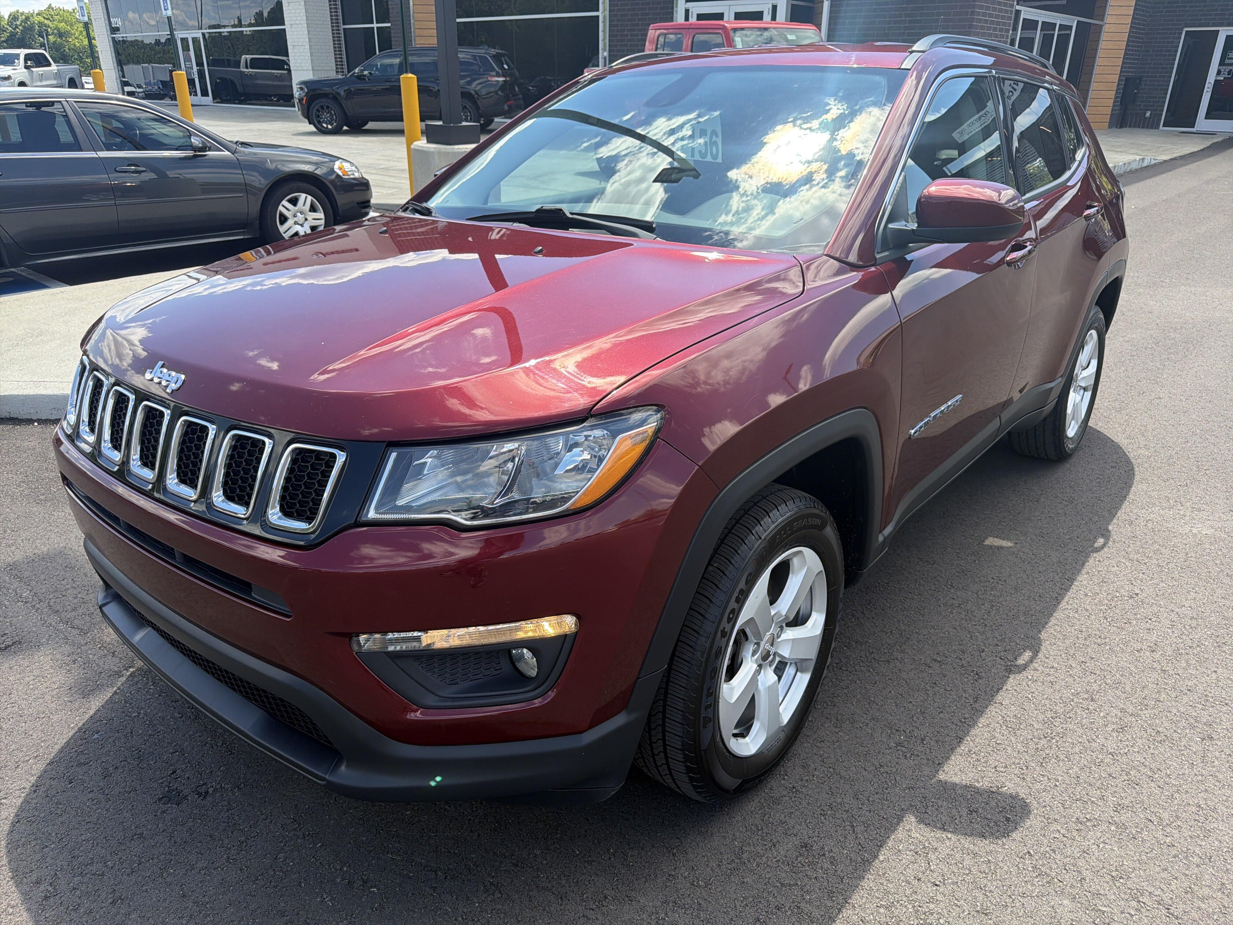 Used 2021 Jeep Compass Latitude with VIN 3C4NJDBB0MT507322 for sale in Springfield, TN