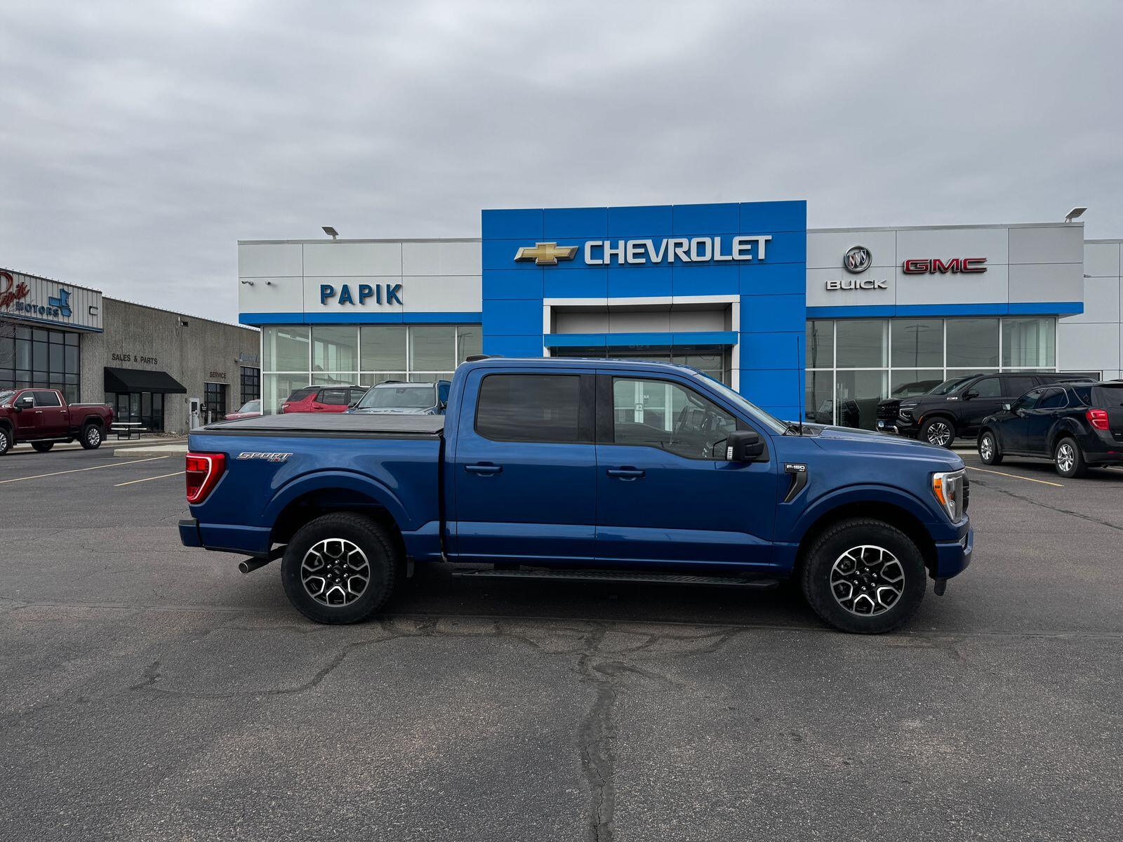 Used 2023 Ford F-150 XLT with VIN 1FTEW1EP7PKF26978 for sale in Luverne, Minnesota