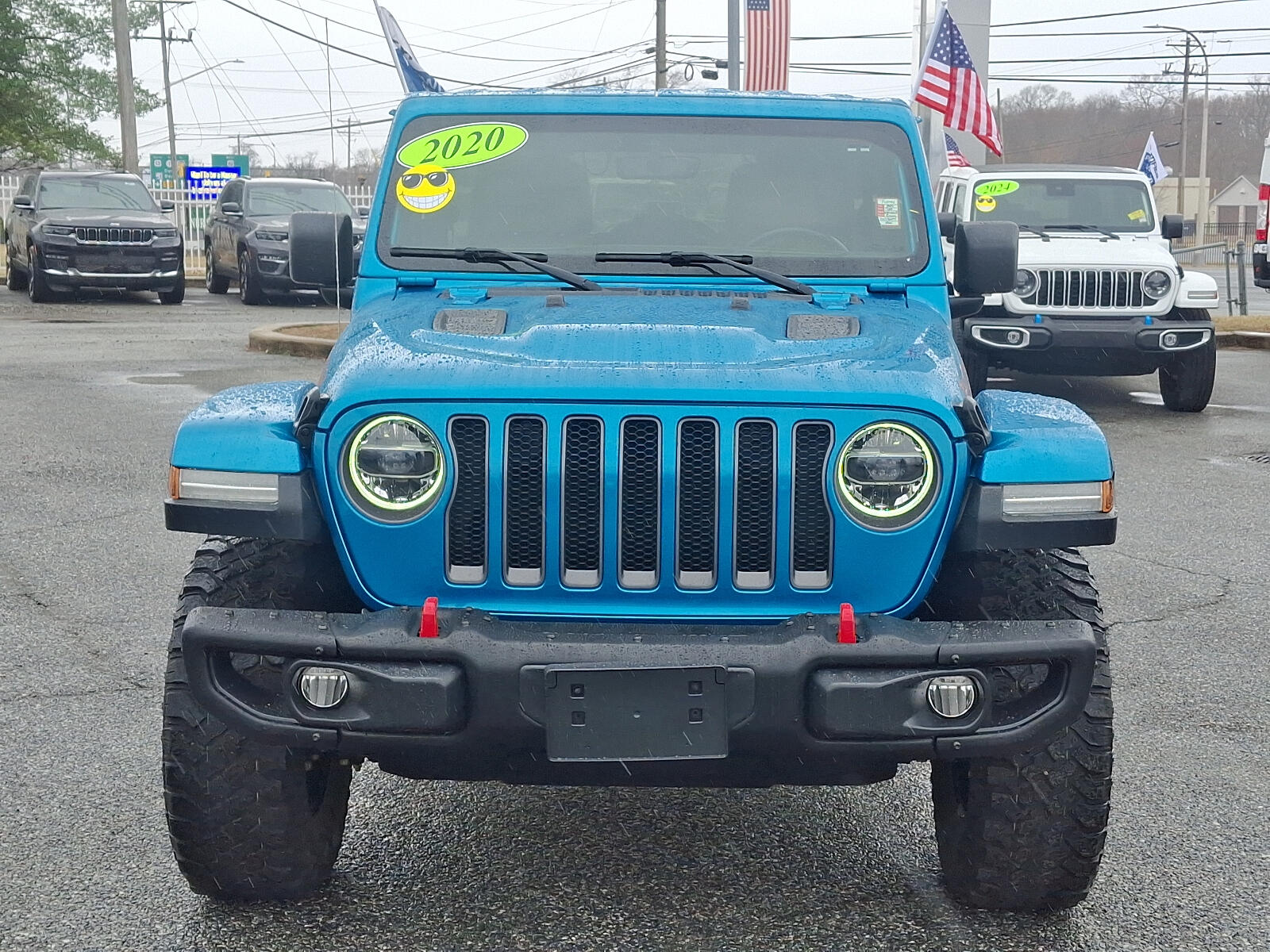 Used 2020 Jeep Wrangler Unlimited Rubicon with VIN 1C4HJXFNXLW136004 for sale in New Castle, DE