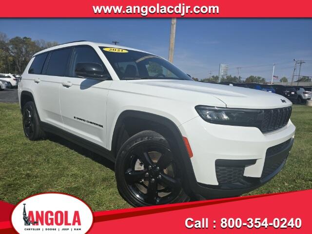 Used 2021 Jeep Grand Cherokee L Altitude with VIN 1C4RJKAG0M8181457 for sale in Angola, IN