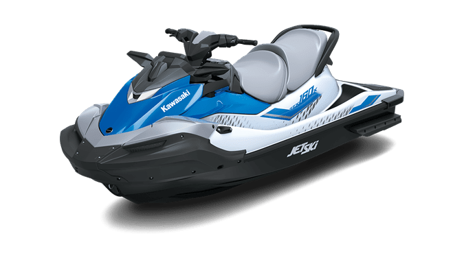 2026 Kawasaki JET SKI STX 160X  Metallic Surf BlueCrystal White