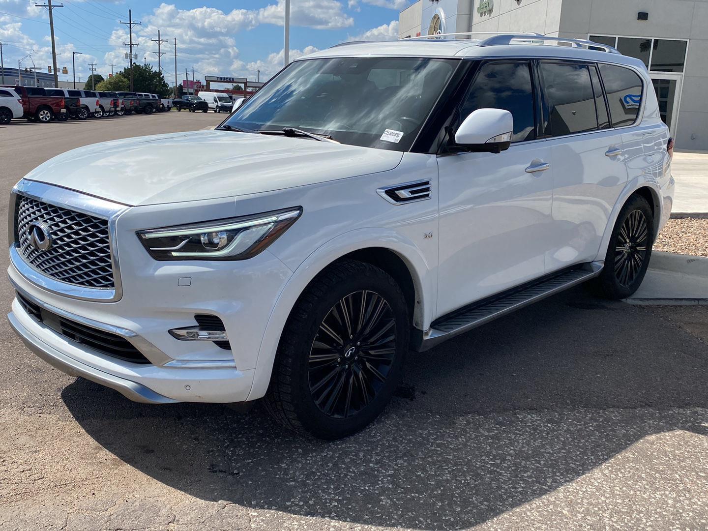 Used 2019 INFINITI QX80 Limited with VIN JN8AZ2NEXK9229833 for sale in Garden City, KS