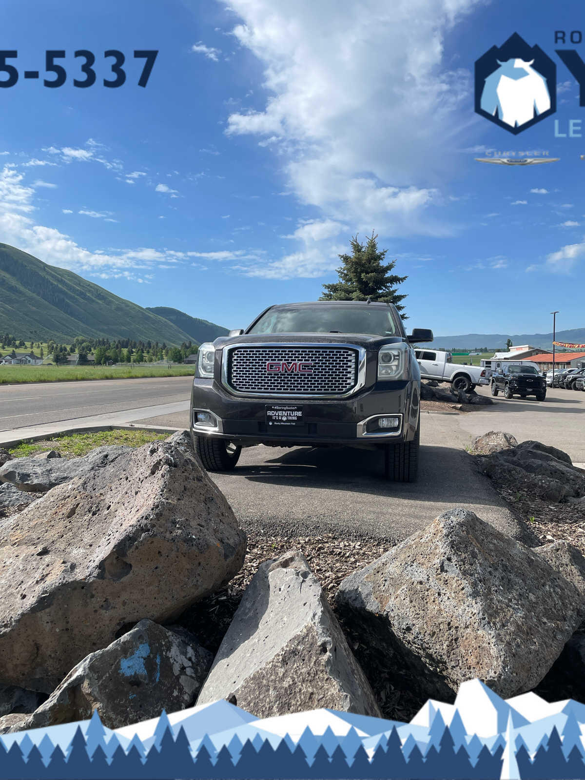 Used 2015 GMC Yukon XL Denali with VIN 1GKS2JKJ0FR170382 for sale in Jackson, WY
