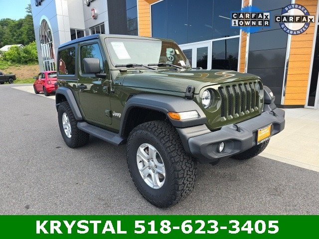 Used 2021 Jeep Wrangler Sport S with VIN 1C4HJXAG7MW541053 for sale in Warrensburg, NY