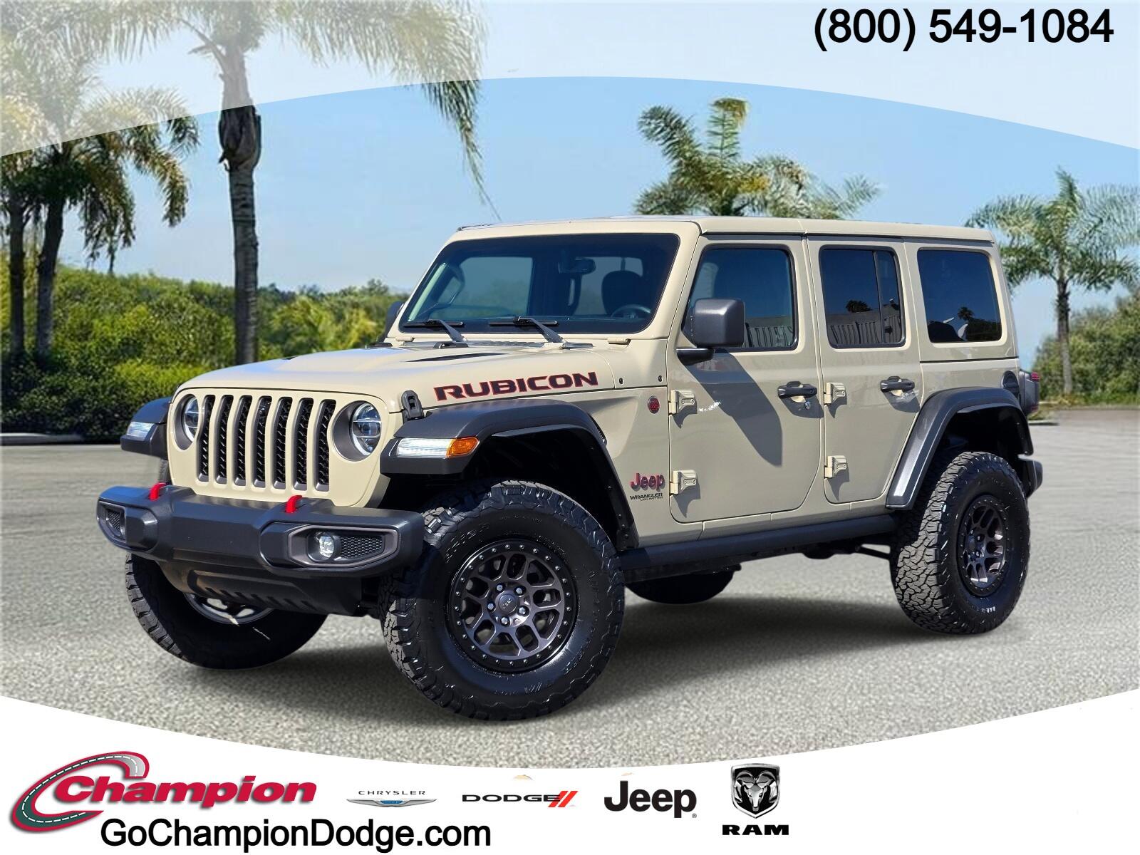 2022 Jeep Wrangler Unlimited Rubicon 4x4