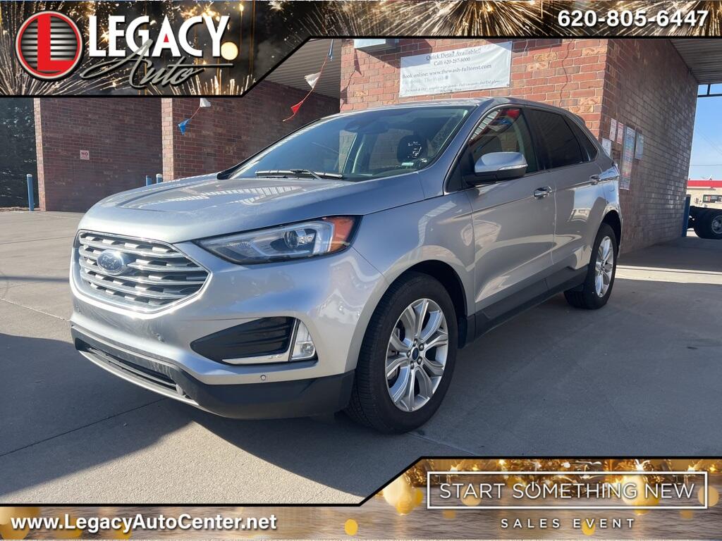 Used 2022 Ford Edge Titanium with VIN 2FMPK4K98NBA41490 for sale in Garden City, KS