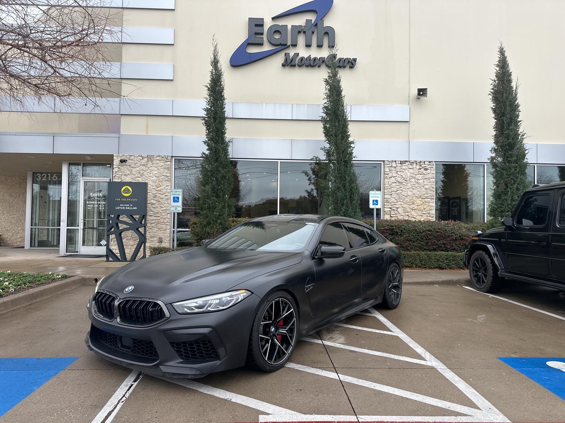 Used 2021 BMW M8 Gran Coupe Base with VIN WBSGV0C00MCF08934 for sale in Carrollton, TX