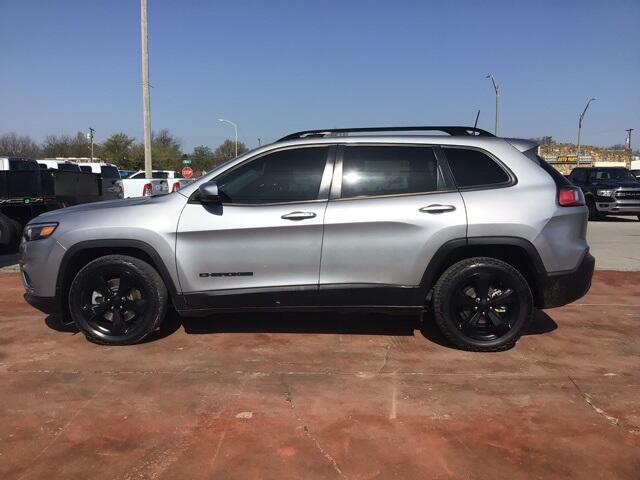 Used 2021 Jeep Cherokee Altitude with VIN 1C4PJLLB4MD200310 for sale in Vinita, OK