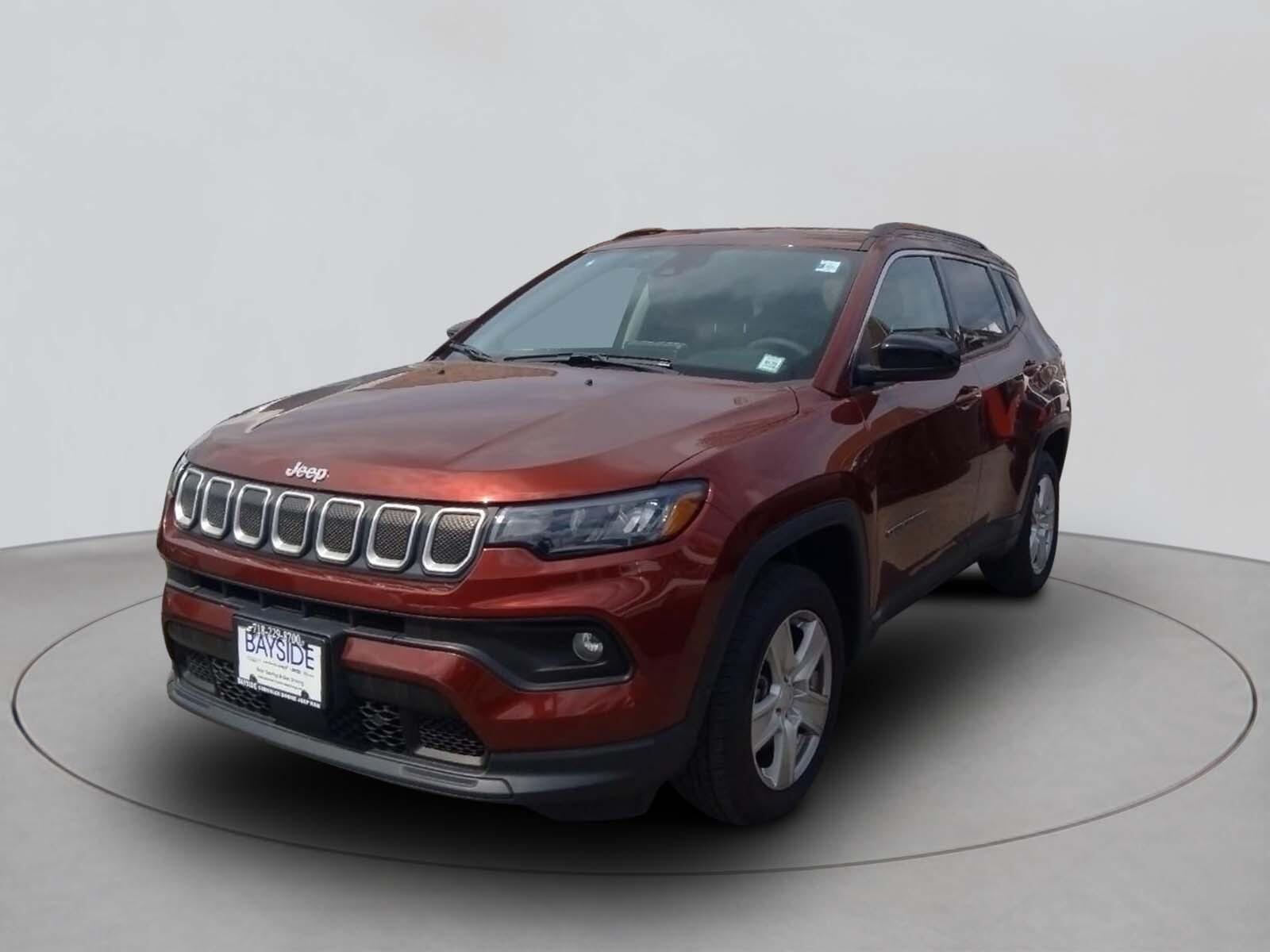 Used 2022 Jeep Compass Latitude with VIN 3C4NJDBB5NT107063 for sale in Bayside, NY