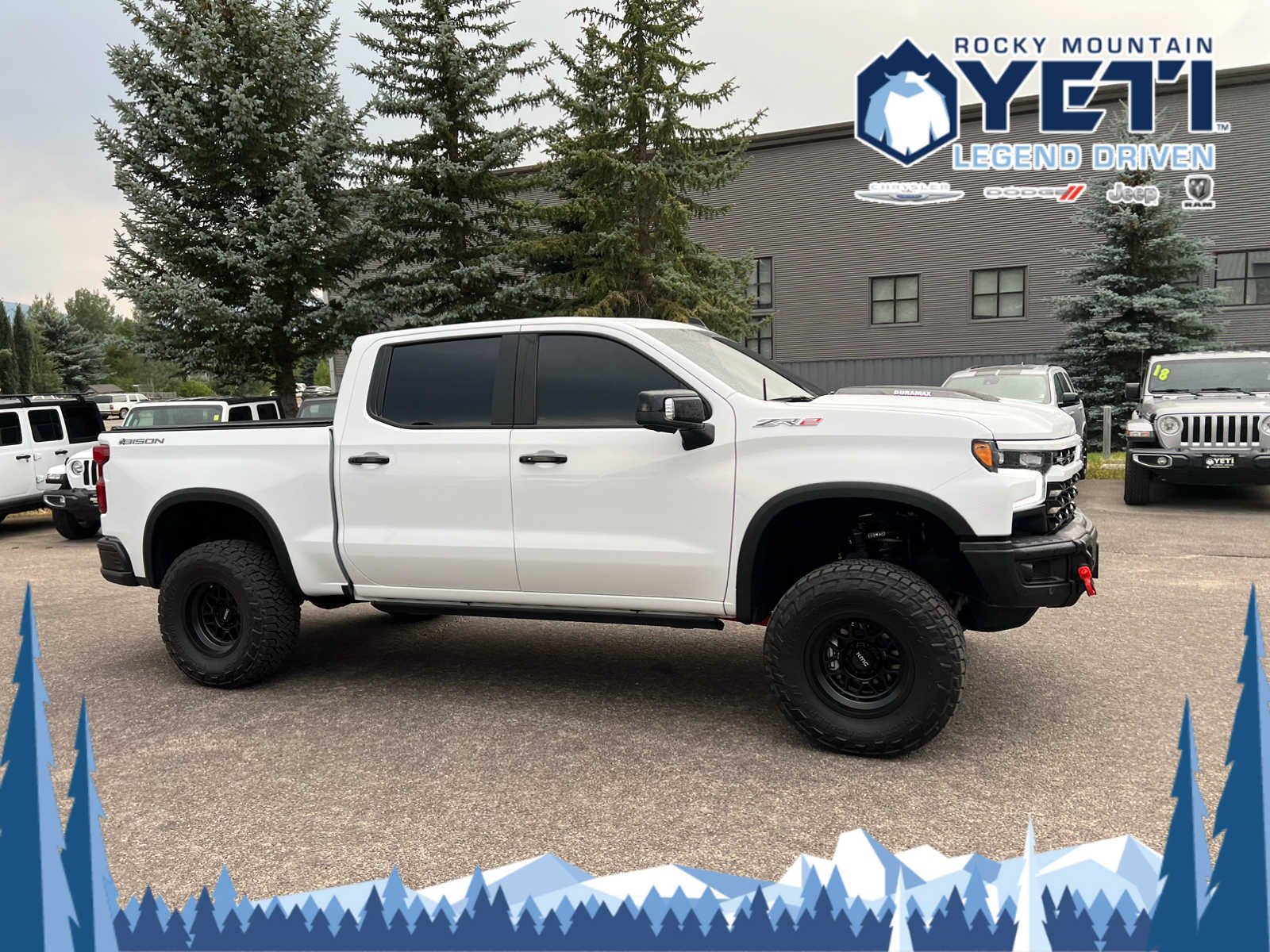 Used 2024 Chevrolet Silverado 1500 ZR2 with VIN 3GCUDHE80RG106394 for sale in Jackson, WY