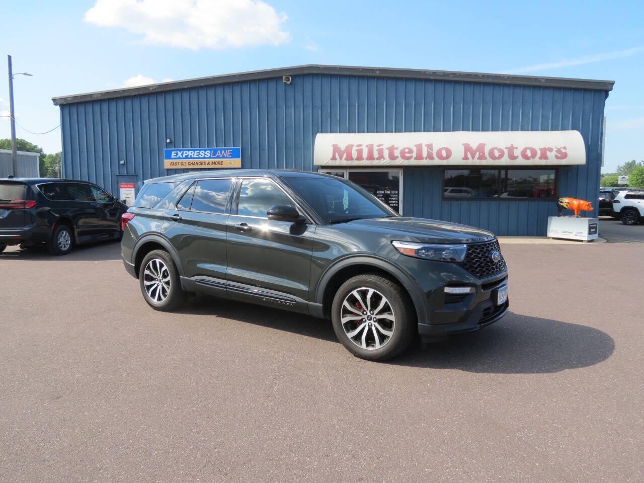 Used 2021 Ford Explorer ST with VIN 1FM5K8GC4MGC29305 for sale in Fairmont, Minnesota