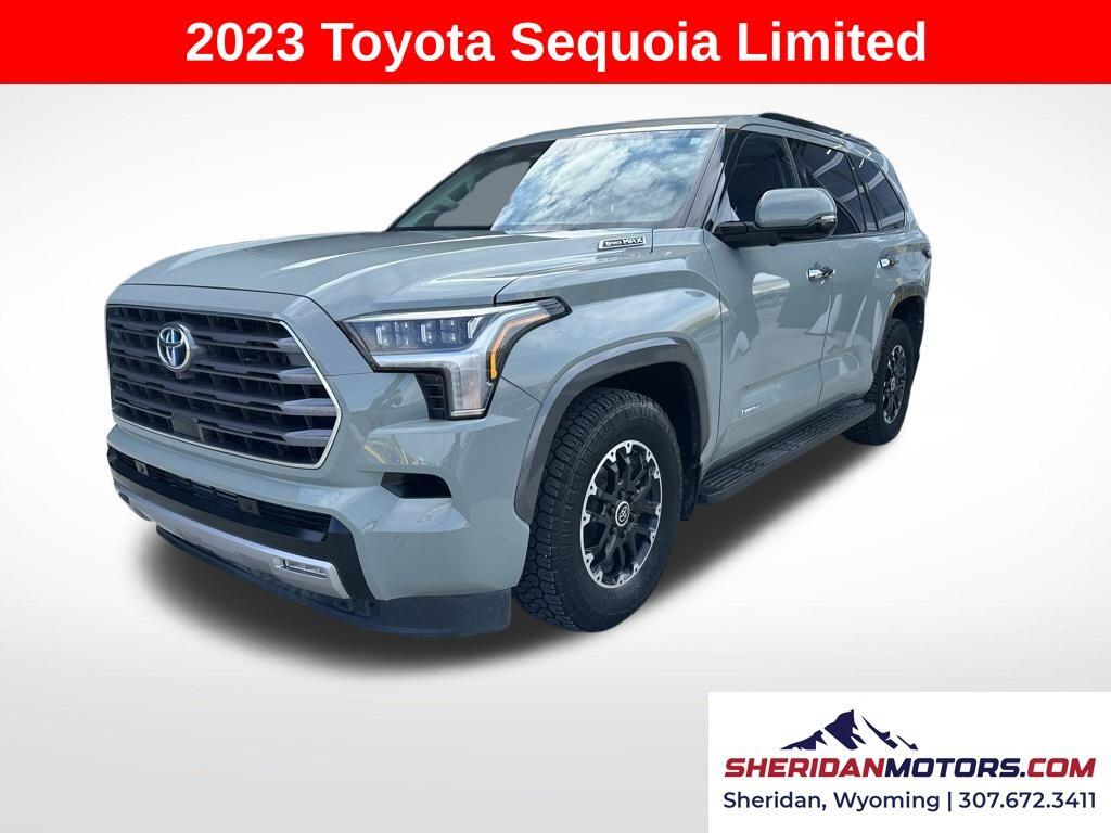 Used 2023 Toyota Sequoia Limited with VIN 7SVAAABA5PX010494 for sale in Sheridan, WY