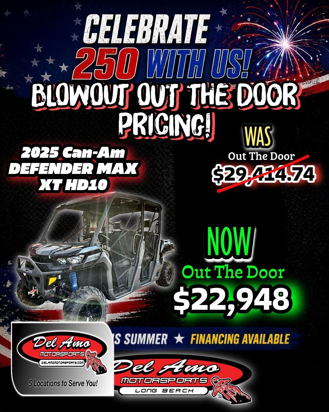 2025 Can-Am DEFENDER MAX XT HD10