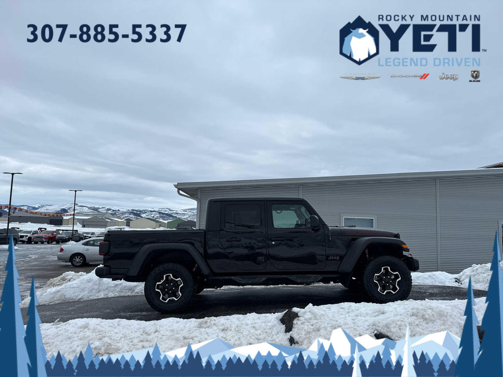 Used 2020 Jeep Gladiator Rubicon with VIN 1C6JJTBG1LL178345 for sale in Jackson, WY