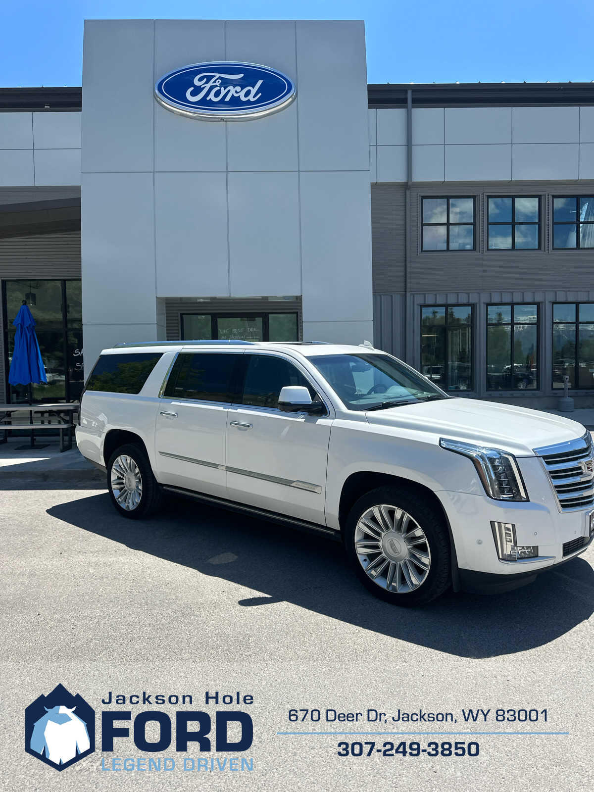 Used 2019 Cadillac Escalade ESV Platinum with VIN 1GYS4KKJ1KR153381 for sale in Afton, WY