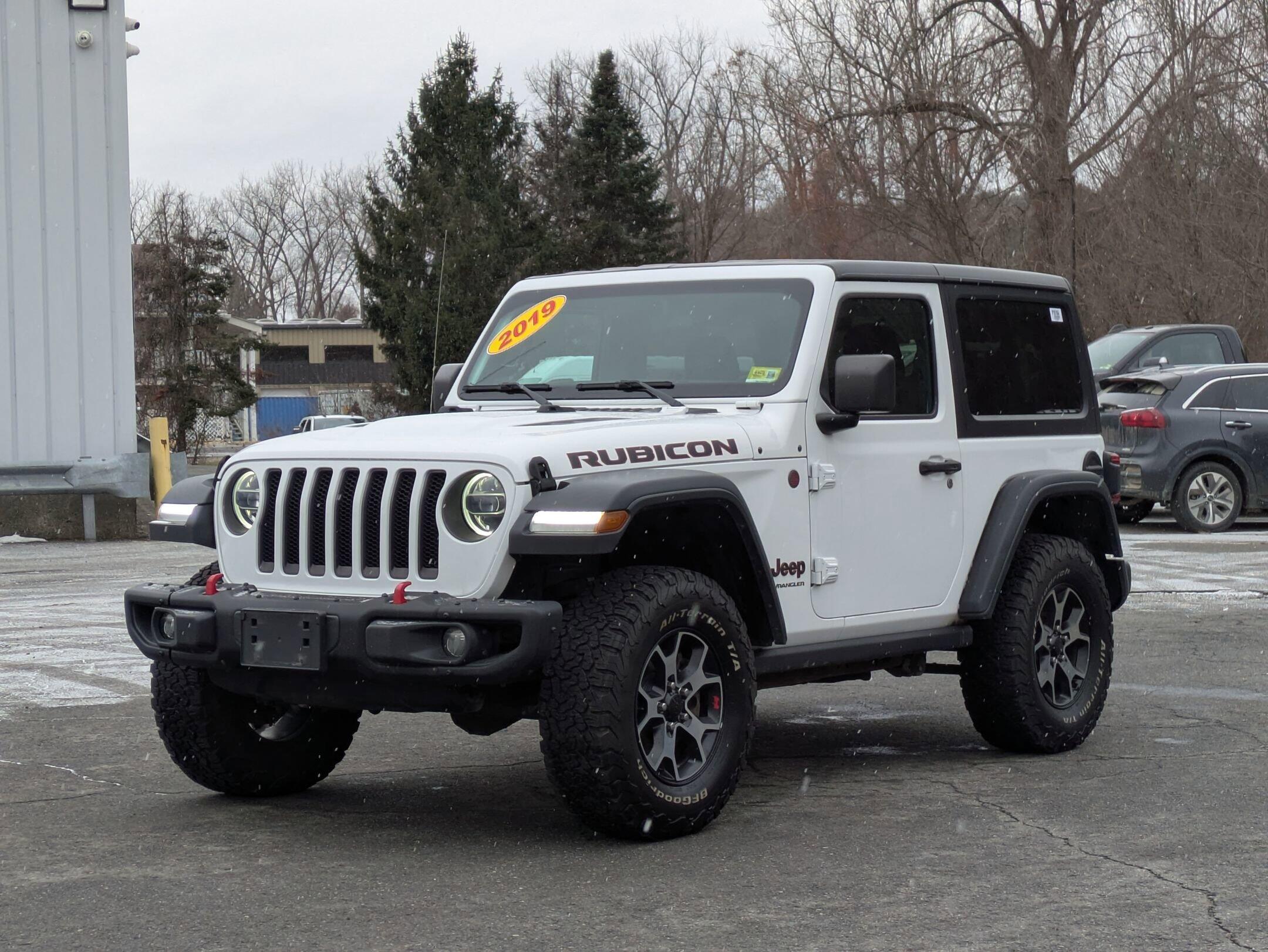 Used 2019 Jeep Wrangler Rubicon with VIN 1C4HJXCG3KW640351 for sale in Brattleboro, VT