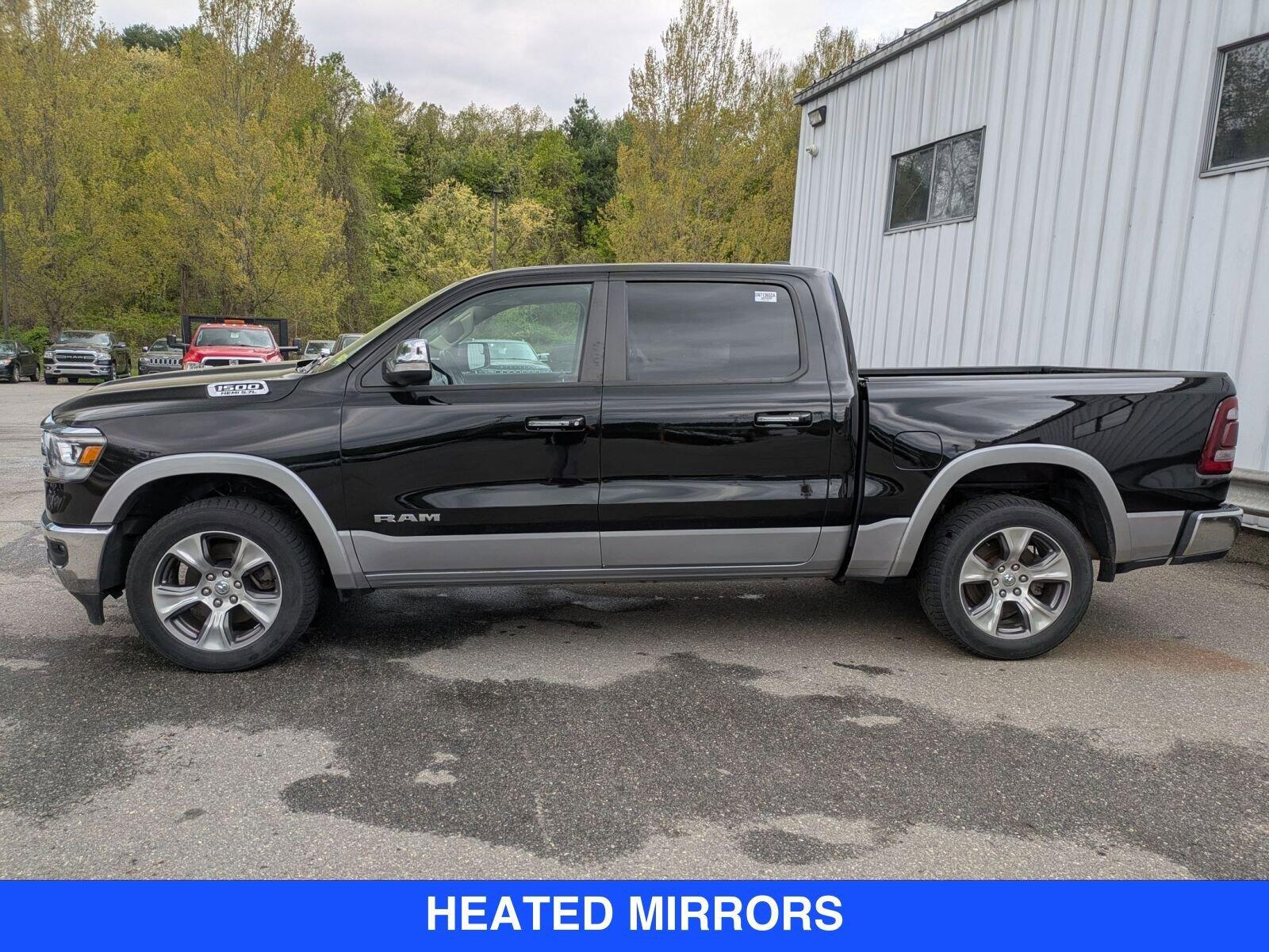 Used 2020 RAM Ram 1500 Pickup Laramie with VIN 1C6SRFJT1LN313129 for sale in Brattleboro, VT