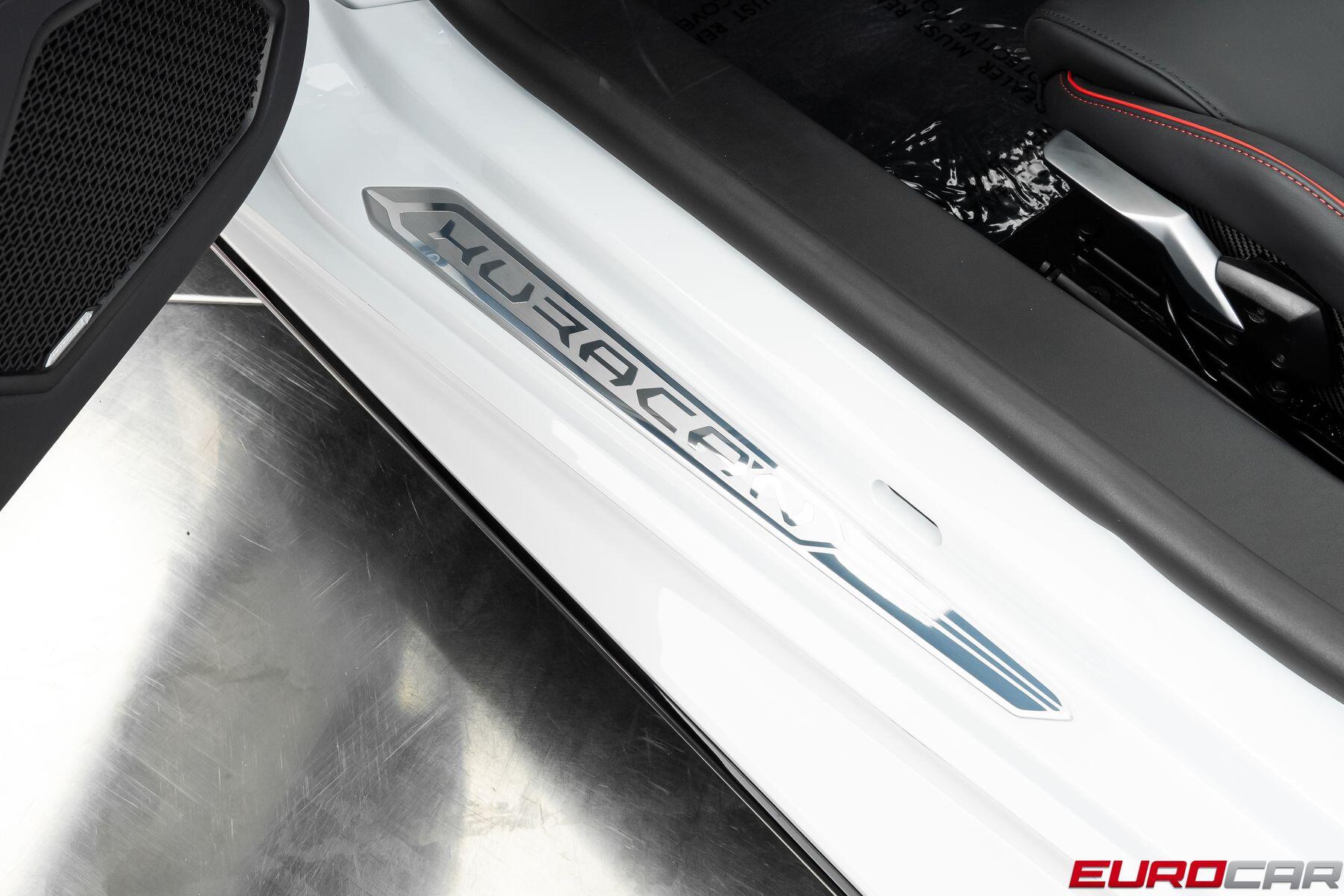 2023 Lamborghini Huracan EVO Spyder RWD *60TH ANNIVERSARY EDITION * FULL PPF* in a Bianco Icarus Metallic exterior color and Blackinterior. Eurocars OC 949-722-7121 eurocaroc.com 