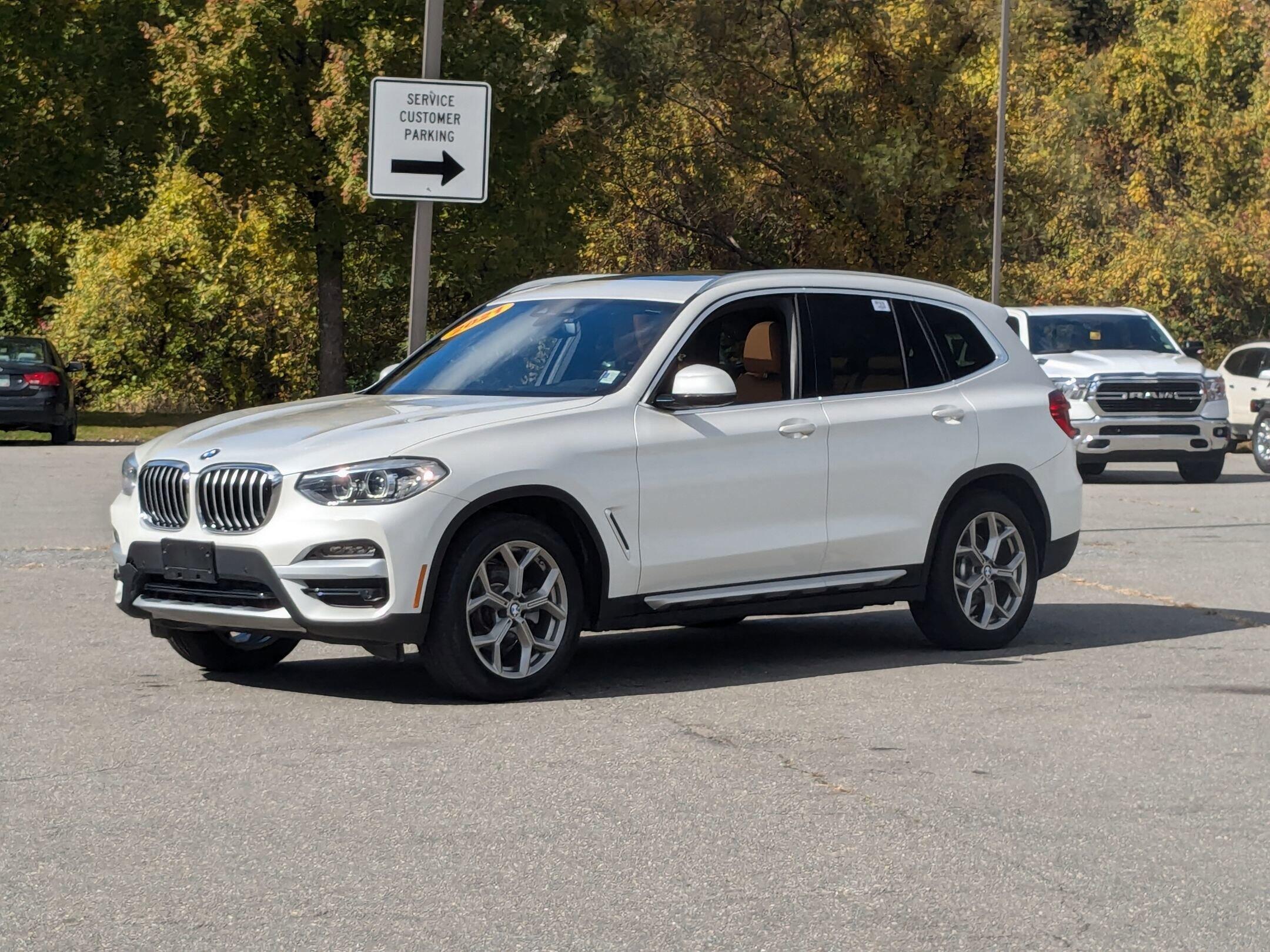 Used 2021 BMW X3 30i with VIN 5UXTY5C05M9E14537 for sale in Brattleboro, VT