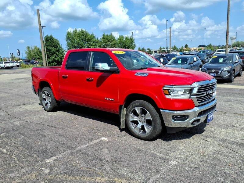 Used 2019 RAM Ram 1500 Pickup Laramie with VIN 1C6SRFJT4KN547425 for sale in Mankato, Minnesota