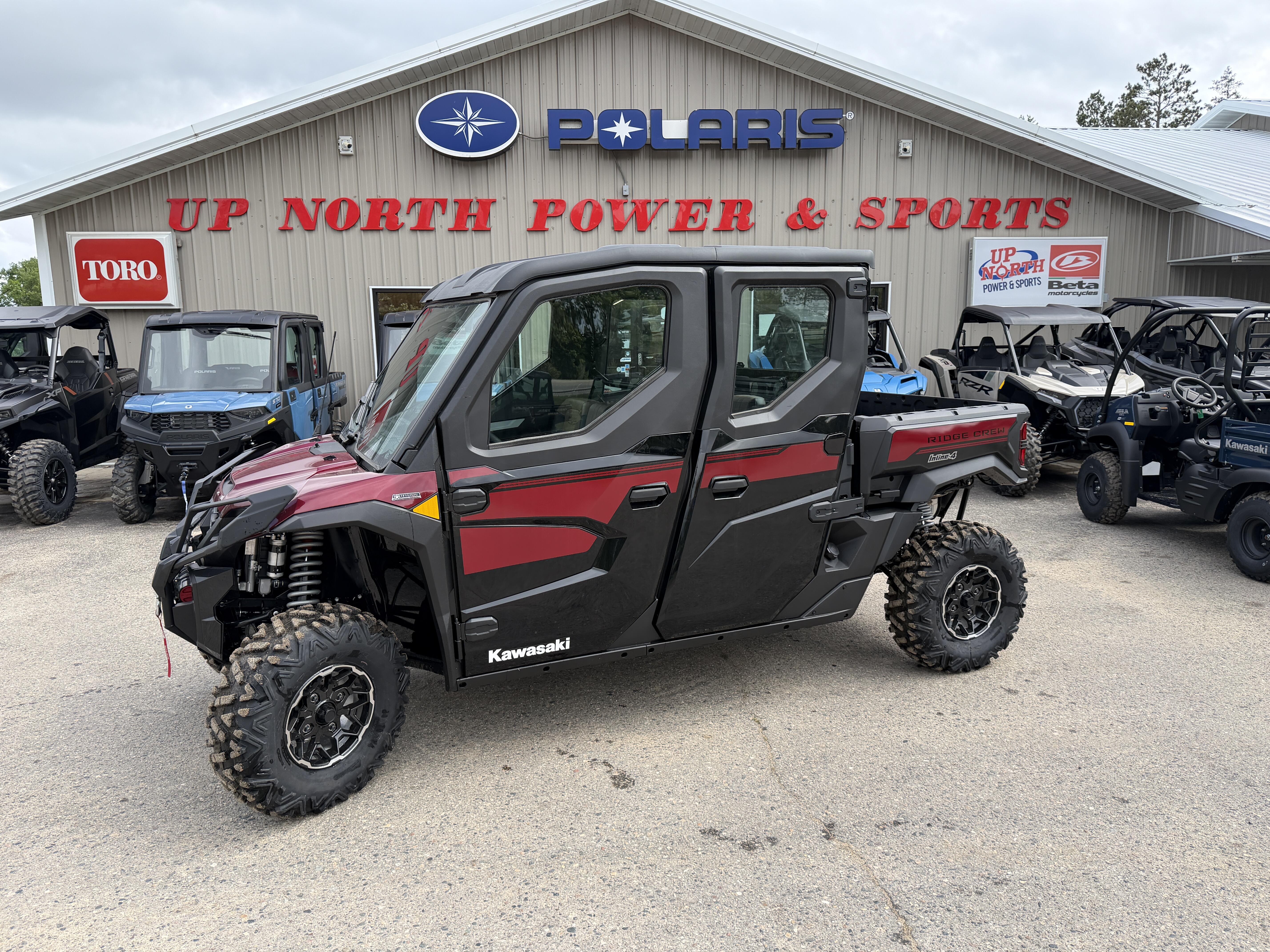 2026 Kawasaki Ridge crew platinum ranch ed metallic deep redebony