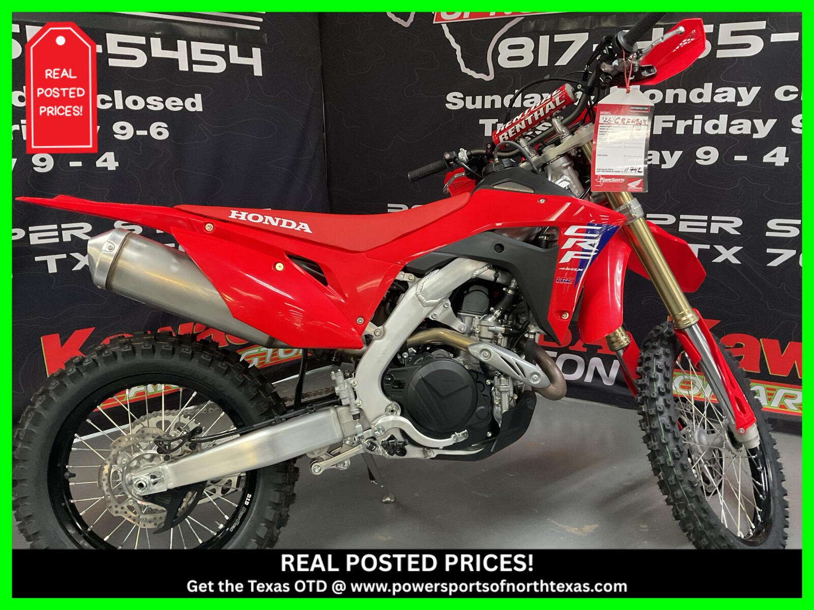 2026 Honda CRF 450X