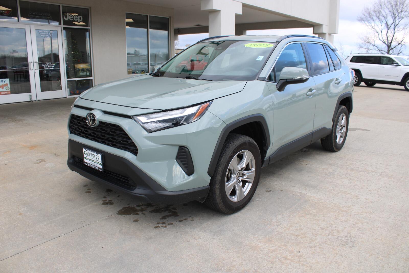 Used 2023 Toyota RAV4 XLE with VIN 2T3W1RFV7PW272954 for sale in Highland, IL