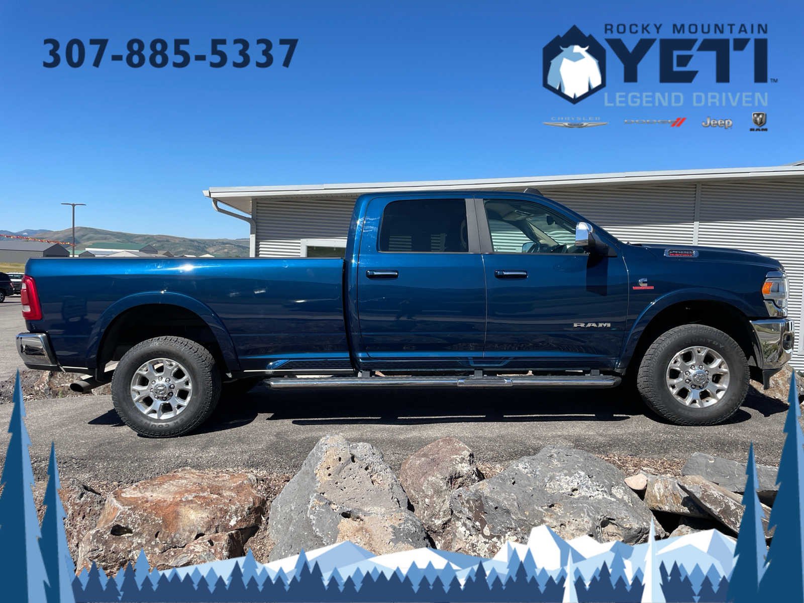 Used 2020 RAM Ram 2500 Pickup Laramie with VIN 3C6UR5KL5LG252524 for sale in Jackson, WY