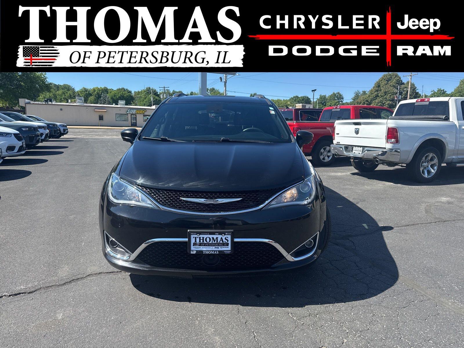 Used 2019 Chrysler Pacifica Touring L Plus with VIN 2C4RC1EG4KR746292 for sale in Petersburg, IL