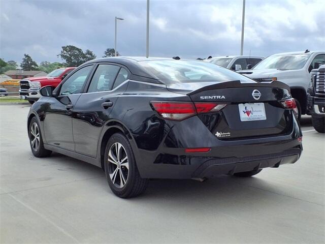 Used 2022 Nissan Sentra SV with VIN 3N1AB8CV3NY218440 for sale in Huntsville, TX