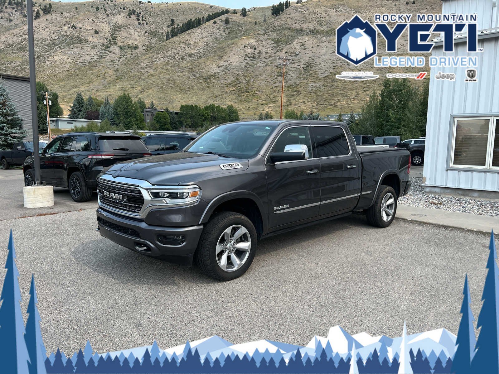 Used 2019 RAM Ram 1500 Pickup Limited with VIN 1C6SRFPTXKN917008 for sale in Jackson, WY