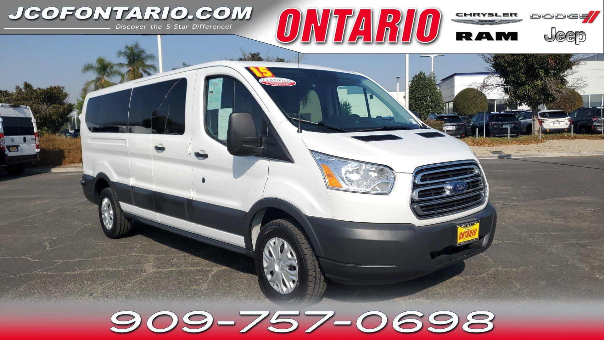 Used 2015 Ford Transit XLT with VIN 1FBZX2ZM8FKB27830 for sale in Ontario, CA