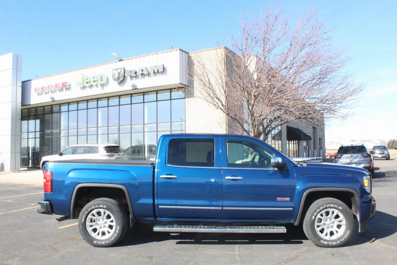 Used 2015 GMC Sierra 1500 SLT with VIN 3GTU2VEC7FG327611 for sale in Luverne, Minnesota