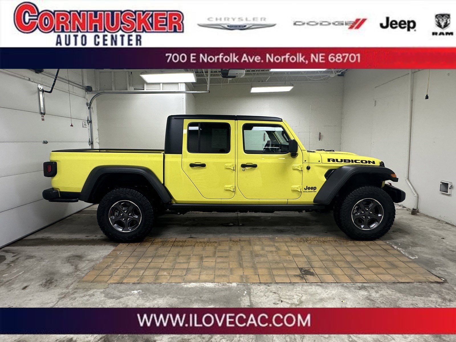 Used 2023 Jeep Gladiator Rubicon with VIN 1C6JJTBGXPL583643 for sale in Norfolk, NE