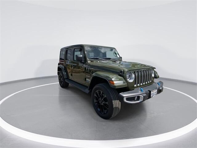 Used 2022 Jeep Wrangler Unlimited Sahara 4XE with VIN 1C4JJXP66NW215150 for sale in Anaheim, CA