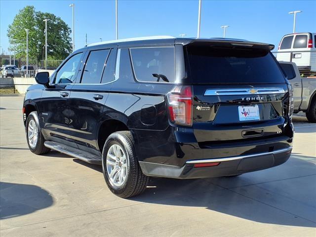 Used 2023 Chevrolet Tahoe LT with VIN 1GNSCNKD3PR373477 for sale in Huntsville, TX