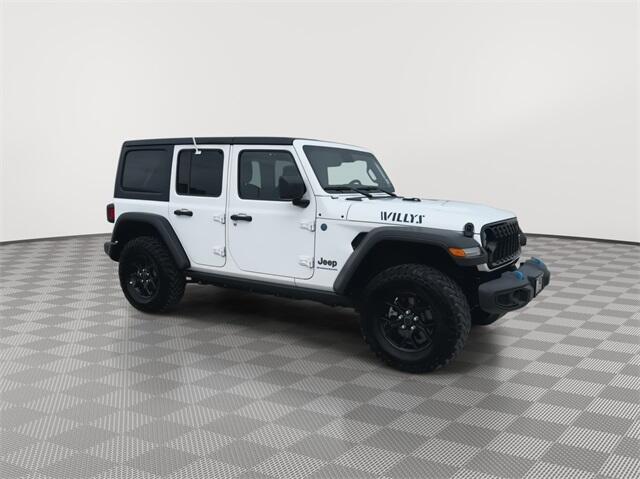 Used 2024 Jeep Wrangler 4xe Willys 4XE with VIN 1C4RJXN61RW313157 for sale in Englewood, NJ