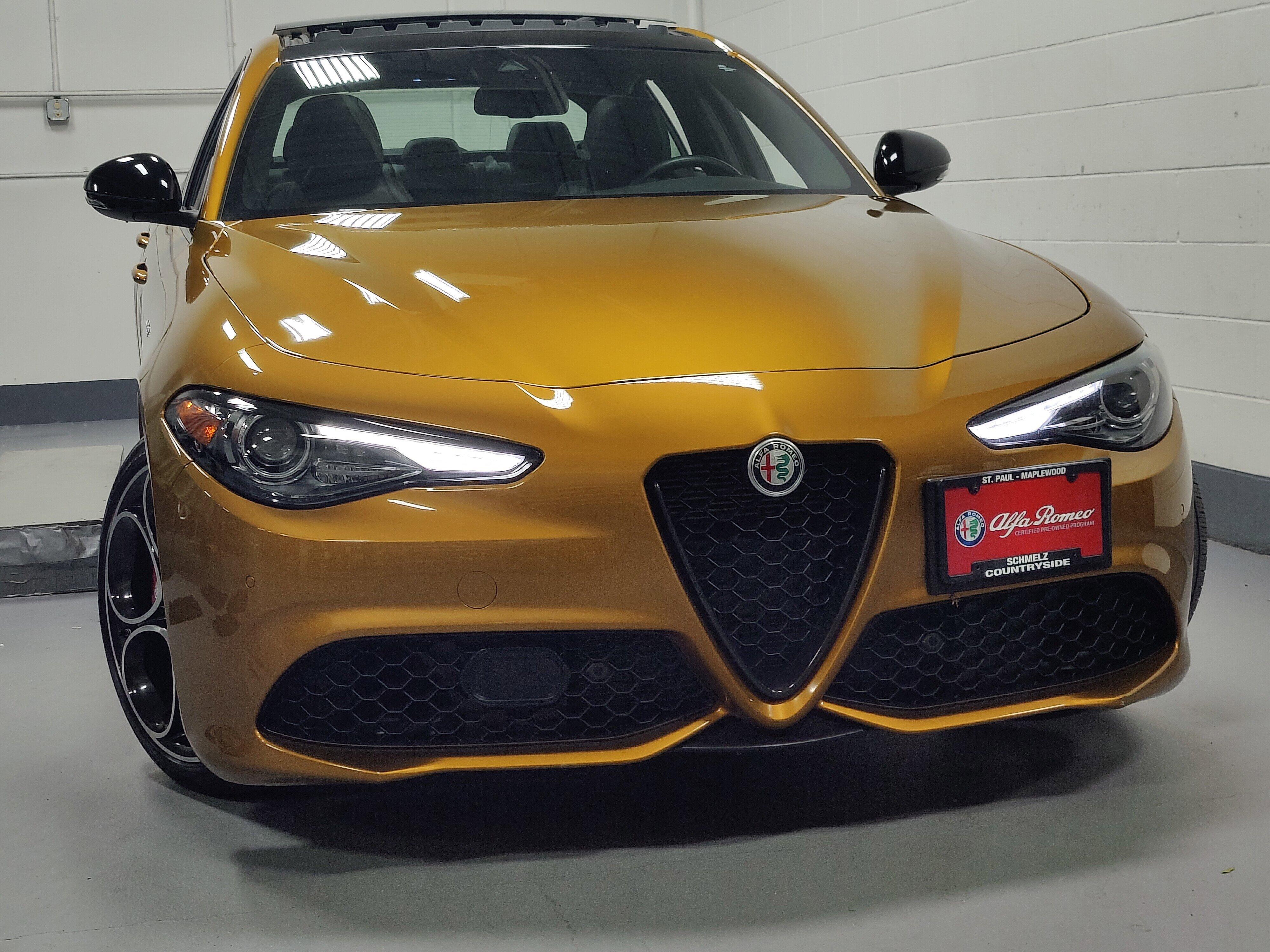 Used 2022 Alfa Romeo Giulia Ti Veloce with VIN ZARFANBN3N7663466 for sale in Maplewood, Minnesota