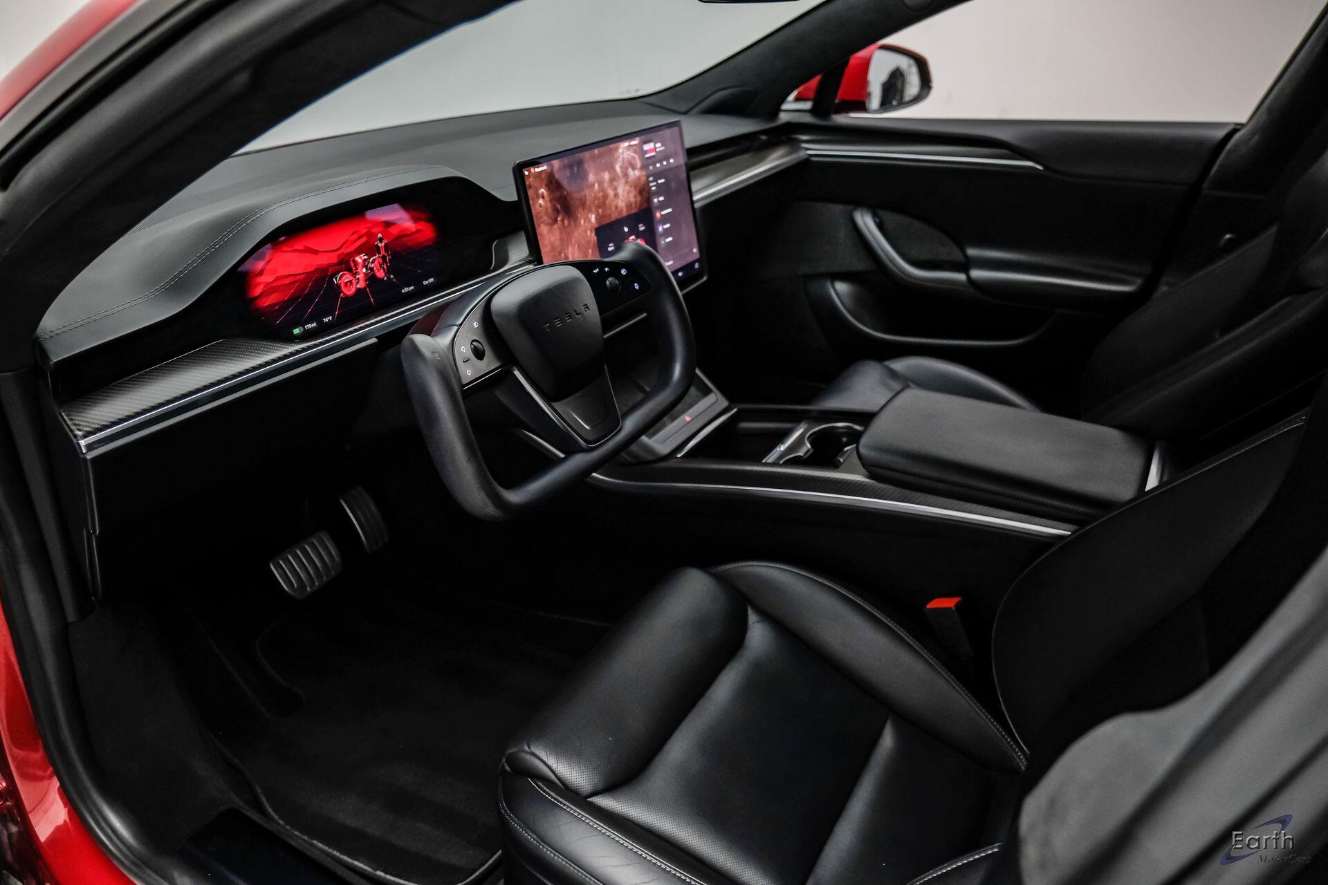 Used 2022 Tesla Model S Plaid with VIN 5YJSA1E64NF462448 for sale in Carrollton, TX