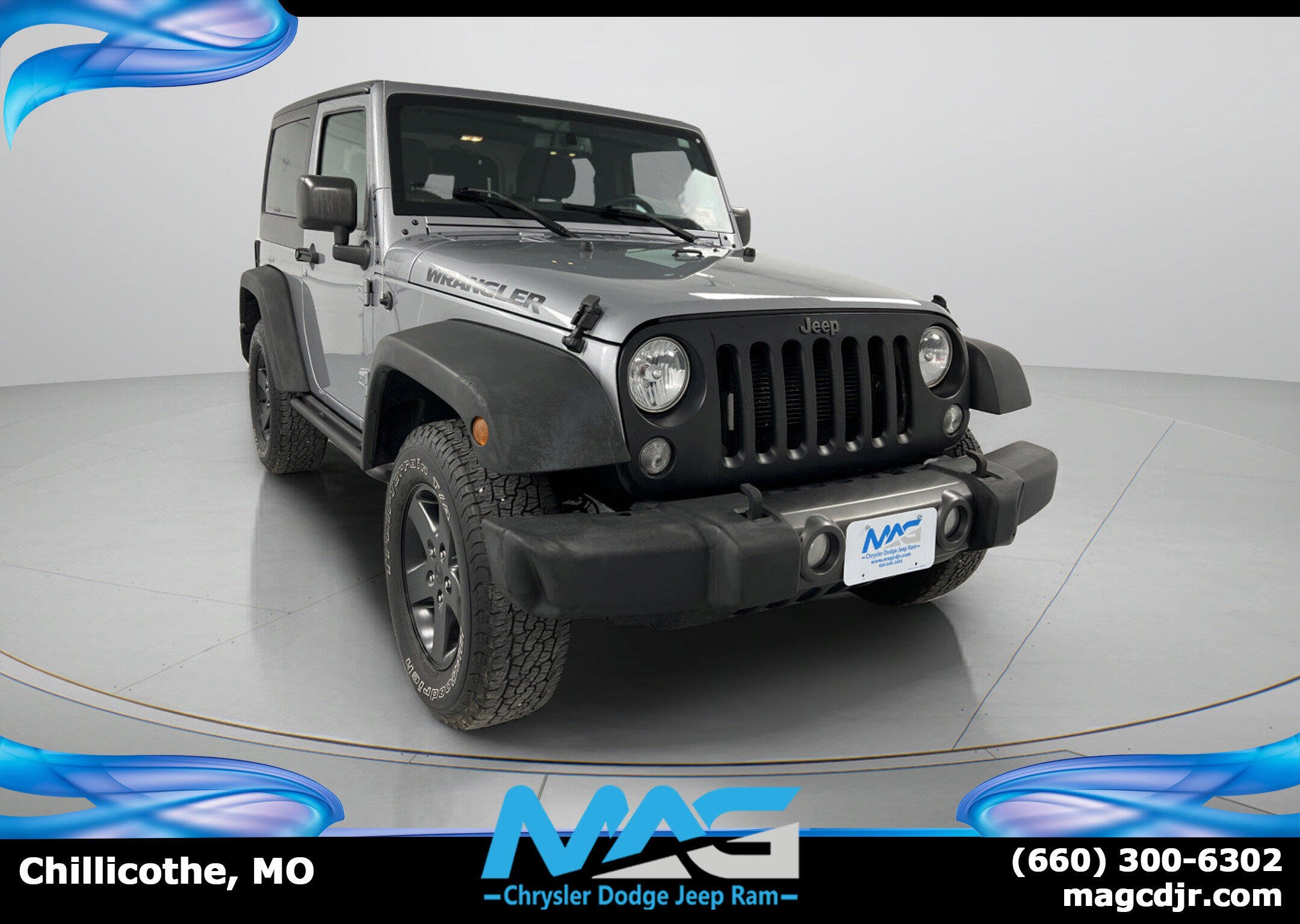 2016 Jeep Wrangler JK Black Bear