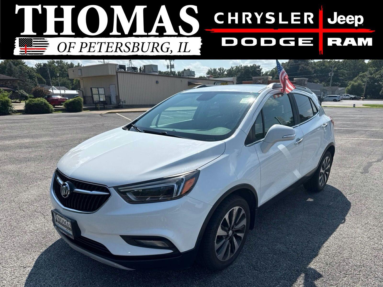 Used 2017 Buick Encore Essence with VIN KL4CJCSB3HB165142 for sale in Petersburg, IL