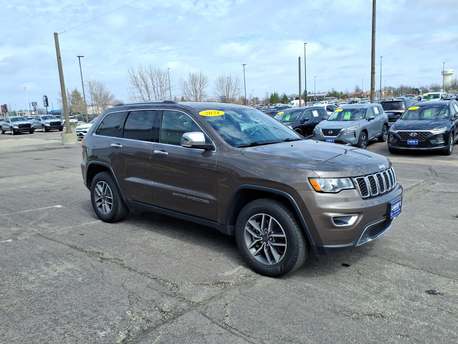 Used 2021 Jeep Grand Cherokee Limited with VIN 1C4RJFBG6MC500962 for sale in Mankato, Minnesota