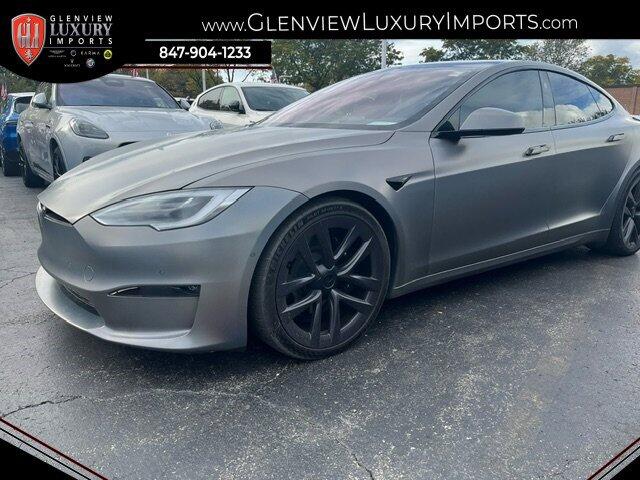 Used 2021 Tesla Model S Plaid with VIN 5YJSA1E65MF441090 for sale in Glenview, IL