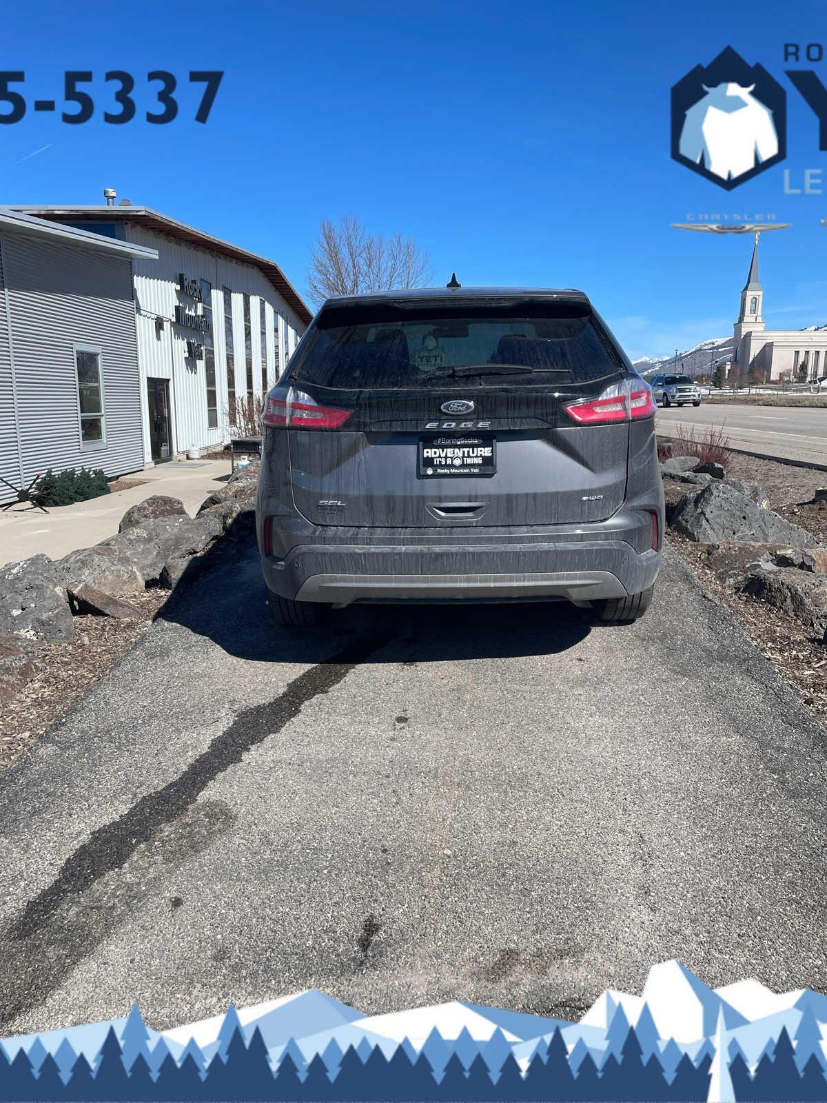 Used 2024 Ford Edge SEL with VIN 2FMPK4J90RBA52880 for sale in Jackson, WY